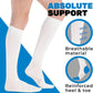 ABSOLUTE SUPPORT Cotton Compression Socks for Women & Men 20-30 mmhg Knee High