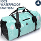 Haimont Waterproof Duffel Bag Roll-top Dry Duffel Bag with Quick-fixed Straps for Motorcycling, Rafting, Boating, SUP, Kayaking, Travel, 50L/70L