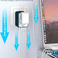 Universal Travel Adapter with 6.0A 3X 3.0A USB-C Ports, 2X 2.4A USB-A Ports and Multi AC Outlets, International Power Plug Adapter Worldwide Travel Charger for EU UK AUS USA (Type C/G/I/A Plug)