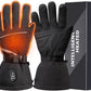 SNOW DEER Heated Motorcycle Gloves for Men Women, Electric Glove Rechargeable Battery Heated Hand for Motorcycle Biking Hunting Arthritis Skiing Working