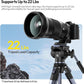 ULANZI Ombra Video Ⅱ Camera Tripod with Fluid Head, 61.5" Travel Tripod with 360° Rotated Arca Quick Release Plate, Portable Stand for Phone Camera Vlogging Video Shooting with Carry Bag Phone Clamp