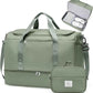Extra Large Travel Duffle Bag,Carry on Overnight Weekend with with Shoes Compartment & Toiletry Bag,Weekender Bags for Women for Travel Business Trips Sport Hospital