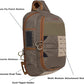 Fly Fishing Sling Pack, Lightweight Fishing Tackle Storage Bag, Large Capacity