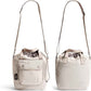 Bellroy Cinch Bucket Bag (compact 9 liter lightweight crossbody bag with external organization, internal zip pocket, adjustable shoulder strap, and adapts to be carried three ways) - Oat