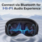 Sleep Mask with Headphones Bluetooth 5.4, TOPOINT 3D Eye Mask Blackout Breath Silk for Side Sleepers Women Men, Sleep Headphones Earphones HD Speaker Microphone for Travel Meditation Gift, CPAP Users