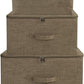ANMINY 2PCS Storage Bins with Zipper Lids 13 Qt Lidded Fabric Storage Boxes Baskets Cubes with Handles Collapsible Washable Cotton Linen Closet Shelf Clothes Organizer Containers - Coffee, Small