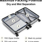 KYME Hardside Expandable Carry On Luggage 22x14x9 Airline Approved 20 Inch Hardshell Carry On Suitcase with Wheels TSA Lock Small Travel Rolling Luggage with Cup Holder for Women Men Silver