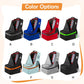 YOREPEK Car Seat Travel Bag, Padded Car Seats Backpack for Air Travel, Heavy Duty Gate Check Carseat Travel Bag for Airplane, Airport Gate Check Bag (Orange)