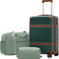 Coolife Luggage Set Suitcase Carry On Luggage PC Hardshell Luggage TSA Lock Spinner Wheels Telescopic Handle