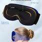 3D Contoured Sleep Mask with Bluetooth Headphones, Eye Masks for Sleep, Sleeping Mask with Ultra-Thin Stereo Speakers for Men, Women, Gifts - Blue