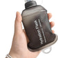 GYGYL Soft Flask, TPU Collapsible Soft Water Bottle for Hydration Pack, Running Vest, Leak-Proof Folding Water Bottle for Hiking Cycling Climbing Jogging-150ml Grey
