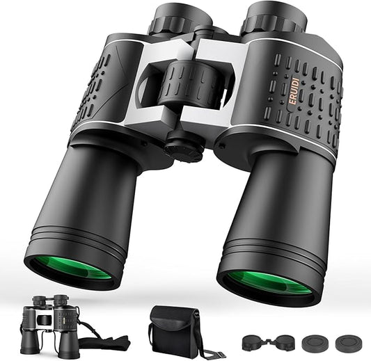 20x52 Binoculars for Adults High Powered - ERUIDI Bird Watching Binoculars with Long Range View for Cruise Ship Hunting Travel Stargazing Sports