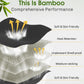 Bamboo Cotton Sleep Mask with Bluetooth Wireless Headphones - Blackout Eye Mask for Sleeping 3D Contoured Sleep Headband Ear Muffs Lengthen & Low Noise Hook for Better Experience (Black)