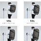 Ubon Large Duffel Bag Weekender Bags with Shoe Compartments 4-Way Sports Gym Backpack with Padded Straps Camping Traveling Duffle Bag - Roamly