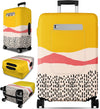 Slohif Luggage Cover for Suitcase Tsa Approved Protector - Luggage Sleeve Large Suit Case Cover Travel Stretch Baggage Case Protective Washable Fit 26-28 Inch Patchwork M