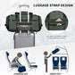 WITZMAN Travel Duffel Bags for Men Large Carry On Weekender Overnight Bag 3 in 1 Backpack with Shoe Compartment (B693 Army Green） - Roamly