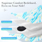 LC-dolida Sleep Mask with Bluetooth Headphones, Extra Large Silk Eye Mask for Sleeping Side Day Sleepers, Sleep Headphones Bluetooth 5.4 for Women Men with Thin Speaker, Blackout, Comfort, Microphone