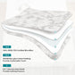 L'AGRATY Weighted Blanket - 48"x72" 15lbs Cooling Breathable Heavy Blanket Microfiber Material with Glass Beads for Adult All-Season Summer Fall Winter Soft Thick Comfort