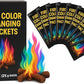 Magic Campfire Fire Color Changing Packets – 12 Pack (25g Each) – Rainbow Magical Flames for Fire Pits, Bonfires, Fireplaces – Indoor & Outdoor Use – Camping Accessory for Wood Fires
