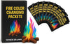 Magic Campfire Fire Color Changing Packets – 12 Pack (25g Each) – Rainbow Magical Flames for Fire Pits, Bonfires, Fireplaces – Indoor & Outdoor Use – Camping Accessory for Wood Fires