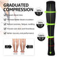Kickticks 4 Pairs Compression Socks for Woman & Man Unisex 20-30mmHg Knee high Plus Size Wide Calves for Flying Running…