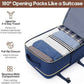 Luggage Sets 3 Piece, Carry On Luggage 20In With Spinner Wheels,PC Hardside Suitcase Set with TSA Lock,Durable Carry On Suitcase With Travel Backpack for Men (Navy Blue, 3 piece set (BP/20inch))