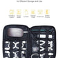 Luxtude Cord Organizer Bag, Travel Cable Organizer Bag, Electronic Organizer Travel Case for Chargers and Cords, Tech Bag & Charger Case, Flying Essentials for Electronics Items/USB,etc