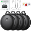 Tags-4 Pack, Smart Bluetooth Tracker Work with Apple Find My, Key Finders and Find My Tracker, Game Changer Waterproof Smart Tag with Key Ring GPS Tracker Tag for Keys/Luggage/Wallet/Pets etc