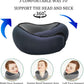Travel Pillow, Travel Neck Pillow, 360 Degree Comfort and Breathability, Airplane Travel Neck Pillow, Stowable U-Shaped Pillow (Navy Blue)