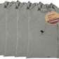 LFH Home Cotton Canvas Large Laundry Bag with Handle, Heavy Duty Drawstring Closure Washable Laundry Bags, School Travel, Home, Hotel, College Dorm, Organizer Sack, Toys Clothes 20x30 (Pack of 4)-Grey