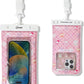 Sonix x Sanrio Waterproof Phone Pouch - Floating Phone Case Dry Bag w/Crossbody Lanyard - Beach Cruise Travel Essentials - Compatible w/All Devices, Touchscreen Friendly | Hello Kitty Latte Bears