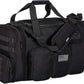 K-Cliffs Heavy Duty Tactical Range Duffel Quality Gear Travel Sports Gym Equipment Bag Military Molle Lockable Zippers with US Flag Patch 27 Inch Black