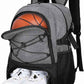 LARIPOP Basketball Bag, Sports Backpack with Ball Holder & Shoe Compartment, Water Resistant Gym Bag for Soccer Volleyball Travel