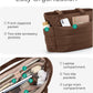 BAGSMART Tote Bag for Women, Lightweight Puffy Tote Bag with Compartments Shoulder Bag Handbag for Travel, Work, Gym,