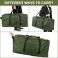 Finnhomy 120L Foldable Rolling Duffel Bag with 3 Wheels, Light Weight Travel Duffel bag with Large Loading Capacity, 32 inch Rolling Duffel bag with Shoulder Strap for Travel Camping Sports - Roamly