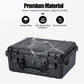 Hard case Waterproof Hard Case with DIY Customizable Foam Insert Portable Protective Case with Knife for Camera Drones Equipments Tools Test Instruments 16.9''x13.7''x7.1''