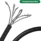 10 ft x 1/2" Heavy Duty Cut-Proof Security Cable | Flexible Vinyl-Coated Braided Steel with Looped Ends | Weatherproof Anti-Theft Locking Cable for Bikes, Gates, Kayaking & Outdoor Equipment