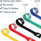 150PCS 8 Inch Cable Ties Reusable Multi-Purpose Wire Ties Cord Organizer Adjustable Cable Management 5 Colors