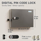 WeHere Key Lock Box Wall Mount, 16 Key Cabinet with Combination Lock & Key Tags, Digital Code Key Organizer Security Storage Lockbox, Key Management for Garage,Office,Holtel,Home