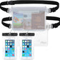 AiRunTech Waterproof Cell Phone Bag - 4 Pack Clear Pouches for Outdoor Activities - Universal Fit for iPhone and Other Devices - 2 Phone Cases + 2 Fanny Packs