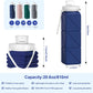 Collapsible Water Bottles 2 Pack Compact Portable,Leakproof,Bpa-Free Silicone Bottles For Travel,Hiking,Camping,Gym,Outdoor Sports.Curable,Lightweight,Reusable For On-The-Go Hydration