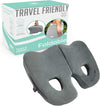 Premium Foldable Piriformis Cushion - Piriformis Pain and Sciatic Pain Relief Cushion - for Home & Office Use, Perfect for Travel or Driving - Piriformis Cushion
