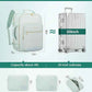 LOVEVOOK Travel Backpack for Women & Men 40L,Airline Approved Carry On Backpack Travel Essentials,TSA Carry on Luggage,Waterproof Personal Item Travel Bag Suitcase,3 Packing Cubes,Turquoise-Turquoise