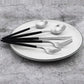 Gugrida 20-Piece 18/10 Stainless Steel Flatware Silverware, Luxury Dinnerware Set Travel Cutlery Tableware Include Knife Fork Spoon Service for 4, Dishwasher Safe (Black Handle Matte Silver)