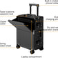 Zipperless Luggage, Polycarbonate Aluminum Hard Shell, Expandable Carry-On Suitcase with Spinner Wheels, Hard Shell Suitcase, 26 Inch Cabin - Roamly