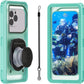Waterproof Phone Pouch for Snorkeling with Lanyard IPX8 Waterproof Phone Case Underwater Touch/Photo Shockproof Heavy Duty Drop-Proof for iPhone 16 Pro Max/15/14/13 All Cell Phones-Green