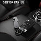 Key Organizer for Men Compact Key Holder Minimalist Key Case Metal Key Chain Key Holder for Keychain Secures 2-5 Keys