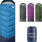 Sleeping Bags for Adults Cold Weather,Portable, Waterproof,Lightweight Sleeping Bag for Tall Girls Boys with Compression Sack for Warm Camping, Hiking, Outdoor & Indoor