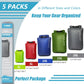Frelaxy Dry Bag 3-Pack/5-Pack, Ultralight Dry Sack, Outdoor Bags Keep Gear Dry for Hiking, Backpacking, Kayaking, Camping, Swimming, Boating