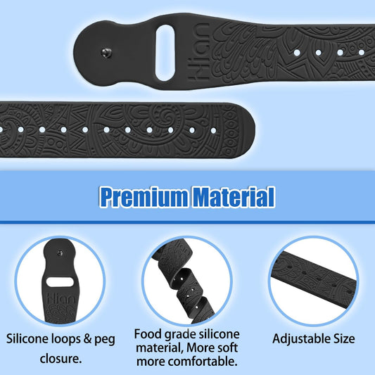 Motion Sickness Bands Anti Nausea Acupressure Wristband Sea Sickness Wristbands Nausea Bands（3Pairs-Black）